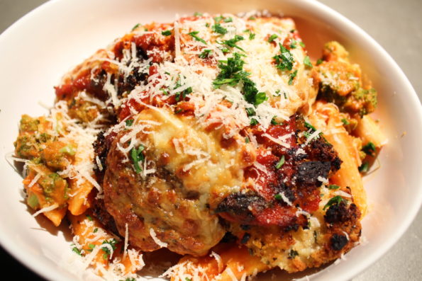 Drunken Chicken Parmesan || www.eatbreathelove.net