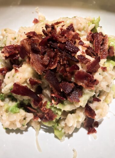 Bacon Broccoli Risotto