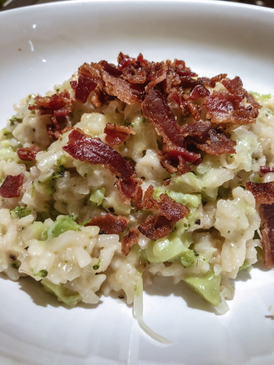 Bacon Broccoli Risotto