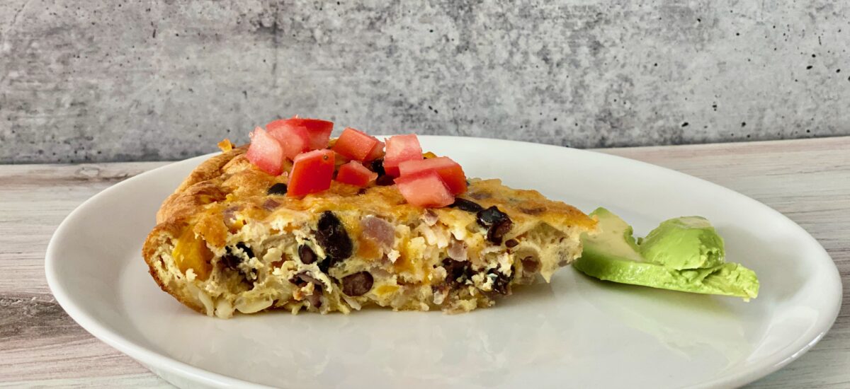 Mexican Hash Brown Quiche